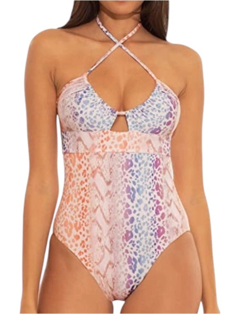 Becca By Rebecca Virtue Rendezvous Candice One Piece Swimsuit XS